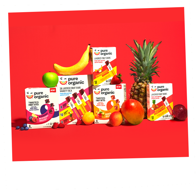 a photo of Pure Organic products