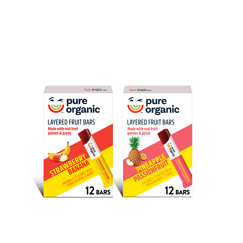 Pure Organic product boxes